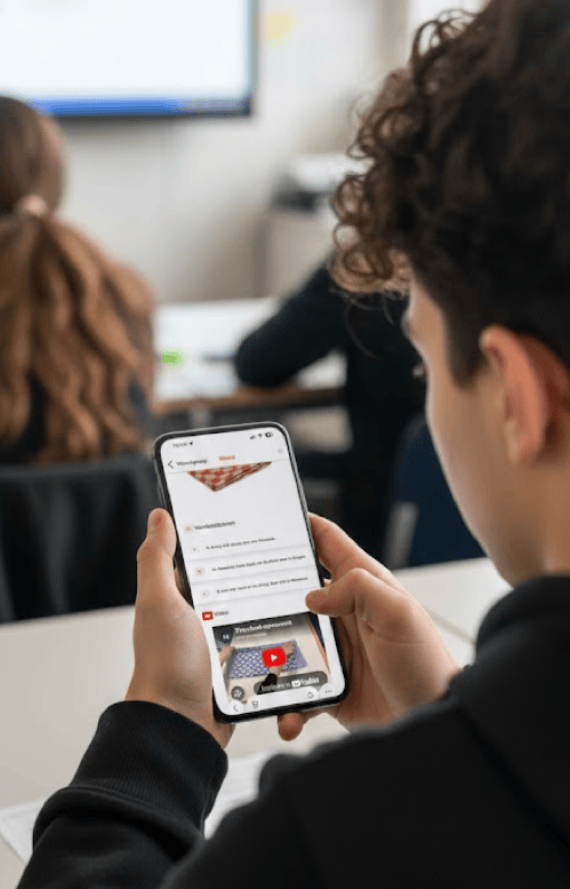 Leerling leert woorden met Woordenschat